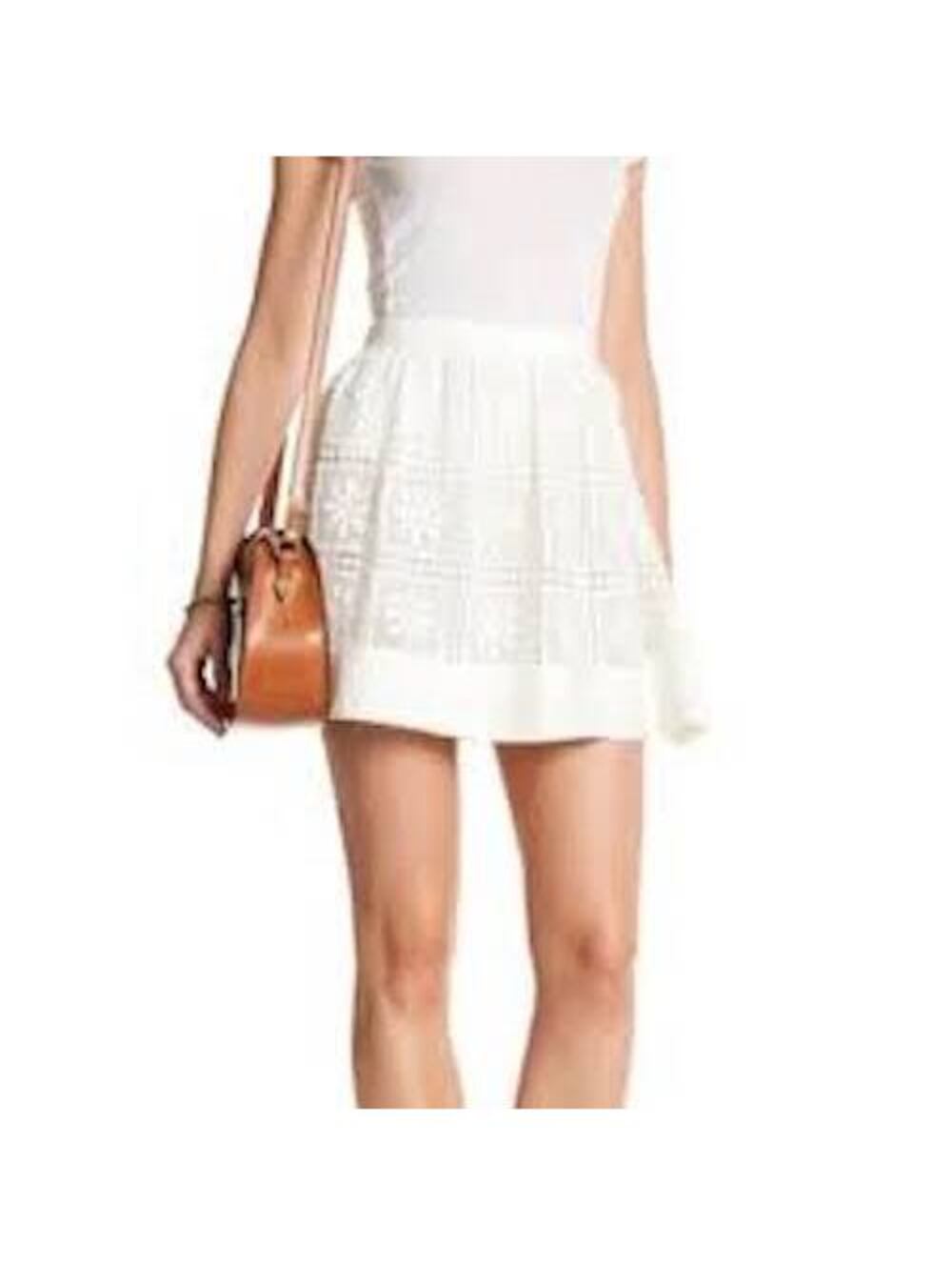 Elizabeth and James NWT Ivory Bianca Floral Mini Skirt Size 0